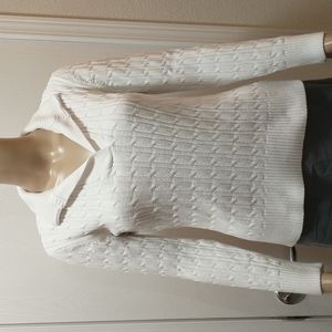 White Liz Claiborne sweater